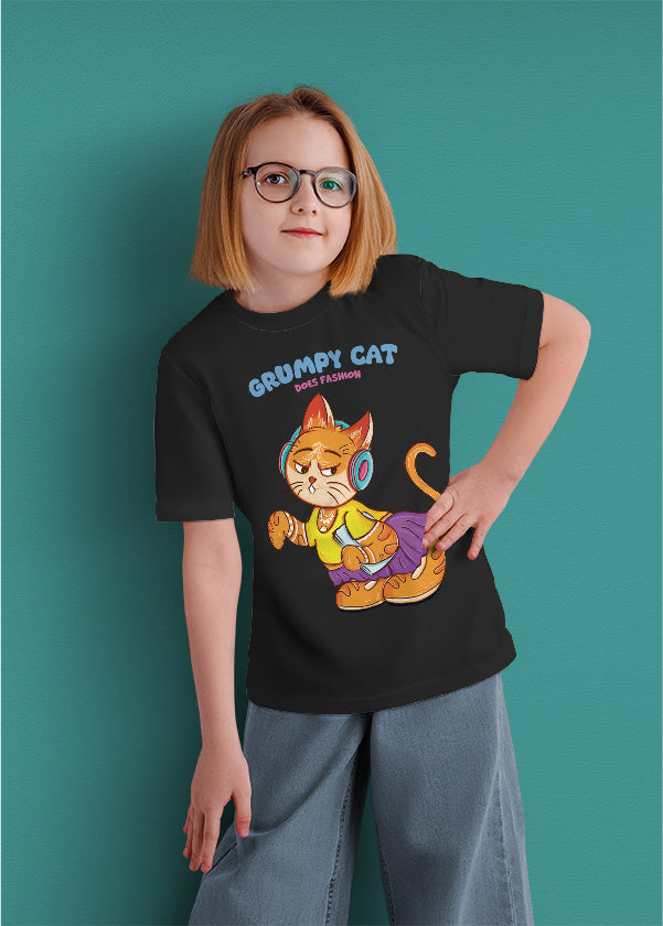 Grumpy cat does fashion (kids)