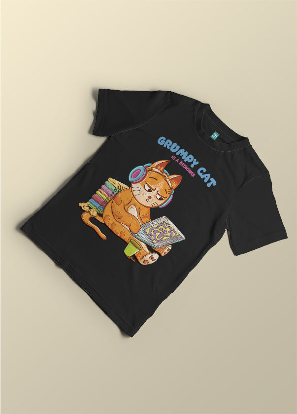 Grumpy cat is a designer (kids)