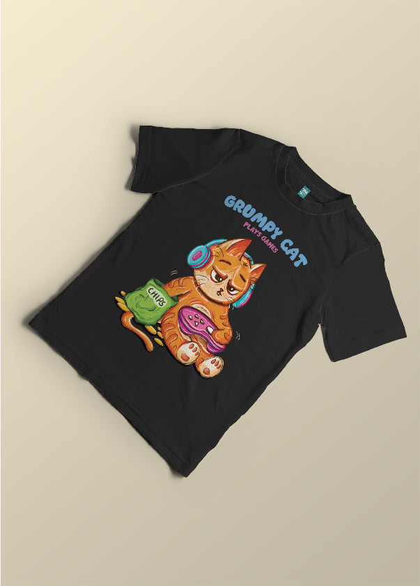 Grumpy cat plays games (kids)