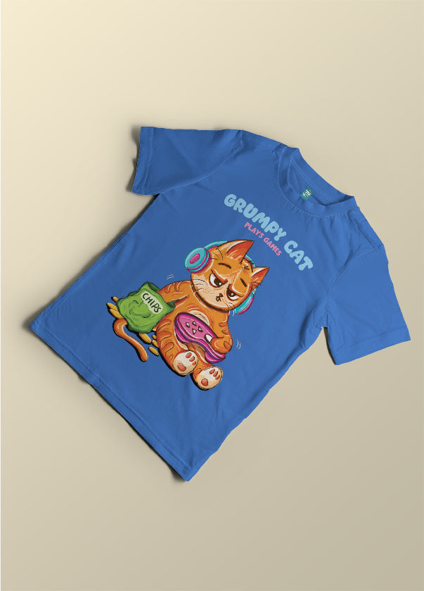 Grumpy cat plays games (kids)