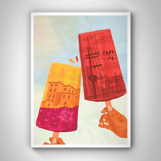 City in an ice cream