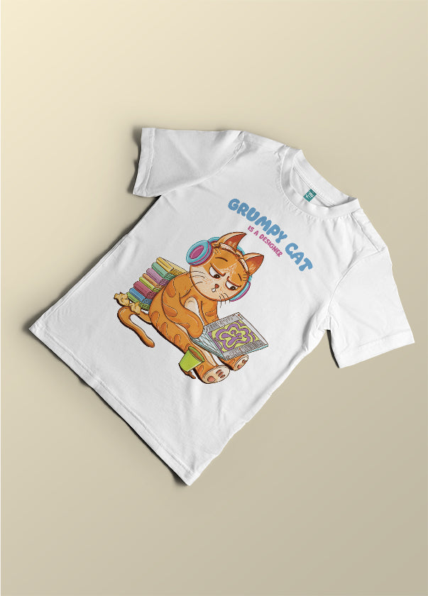 Grumpy cat is a designer (kids)