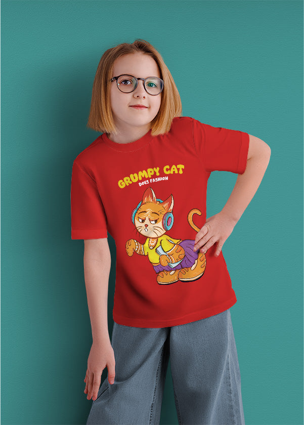 Grumpy cat does fashion (kids)