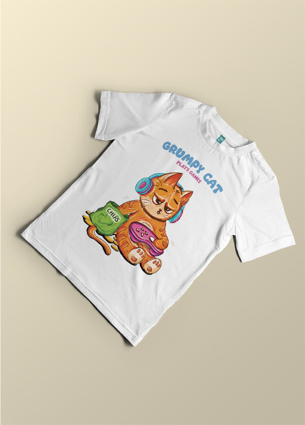 Grumpy cat plays games (kids)